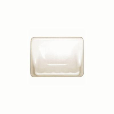 Bathroom Accessories Almond 4-3/4 in. x 6-3/8 in. Soap Dish Wall Accessory