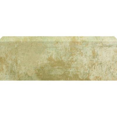 Argos 3-3/4 in. x 13 in. Beige Ceramic Bullnose Floor and Wall Tile-DISCONTINUED