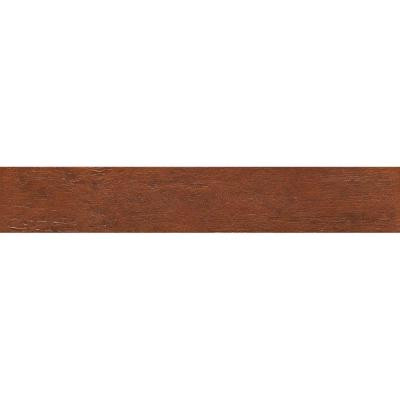 Riflessi Di Legno 23-7/16 in. x 3-13/16 in. Cherry Porcelain Floor and Wall Tile (9.32 sq. ft. / case)