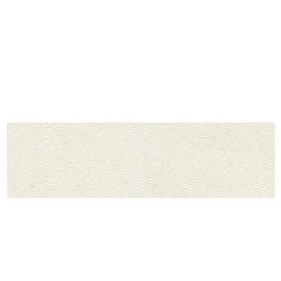 Identity Paramount White Fabric 4 in. x 12 in. Porcelain Bullnose Floor and Wall Tile - DISCONTINUED