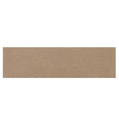 Identity Imperial Gold Grooved 4 in. x 24 in. Porcelain Bullnose Floor and Wall Tile