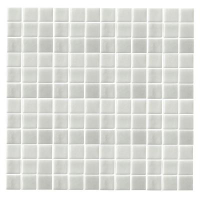 Monoz M-Pearlecent-1405 Mosaic Recycled Glass 12 in. x 12 in. Mesh Mounted Floor & Wall Tile (5Sq.ft./Case)-DISCONTINUED