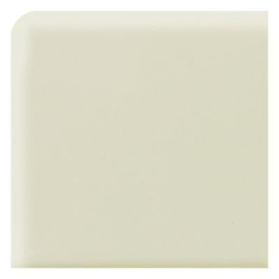 Semi-Gloss Mint Ice 4-1/4 in. x 4-1/4 in. Ceramic Bullnose Corner Wall Tile-DISCONTINUED