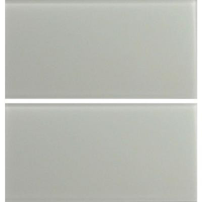 Cloudz Stratus-1434 Glass Subway Tile - 6 in. x 12 in. Tile Sample-DISCONTINUED