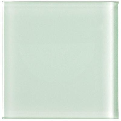 Color Collection Blanco 2 in. x 2 in. Skin Pack Glass Wall Tile (.1076 sq. ft. / pack)