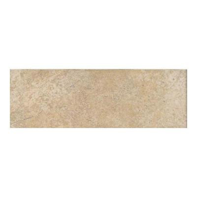 Alta Vista Sunset Gold 3 in. x 12 in. Porcelain Bullnose Floor and Wall Tile