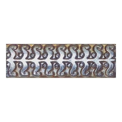 Cristallo Glass Black Opal 3 in. x 8 in. Perennial Glass Accent Wall Tile