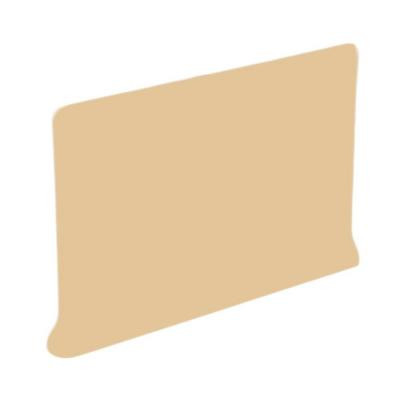 Color Collection Bright Camel 4-1/4 in. x 6 in. Ceramic Right Cove Base Corner Wall Tile-DISCONTINUED