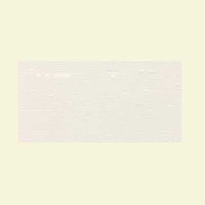 Identity Paramount White Grooved 12 in. x 24 in. Polished Porcelain Floor and Wall Tile-DISCONTINUED
