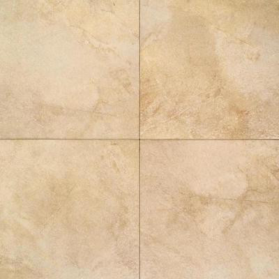 Portenza Oro Chiaro 17 in. x 17 in. Glazed Porcelain Floor and Wall Tile (13.23 sq. ft. / case)-DISCONTINUED