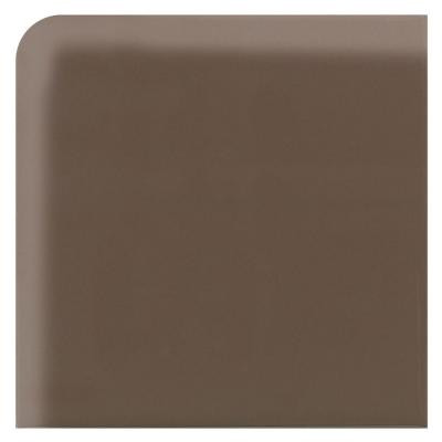 Modern Dimensions Artisan Brown 2-1/8 in. x 2-1/8 in. Ceramic Bullnose Corner Trim Wall Tile-DISCONTINUED