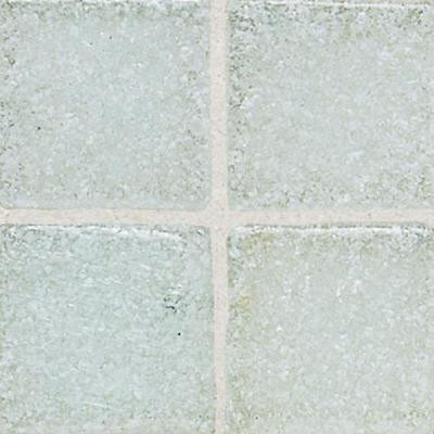 Sonterra Glass Ice White 12 in. x 12 in. x 6 mm Glass Sheet Mounted Mosaic Wall Tile