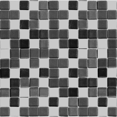 Teaz Tea Blend-1204 Mosaic Recycled Glass 12 in. x 12 in. Mesh Mounted Floor & Wall Tile (5 sq. ft.)