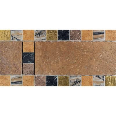 Terra Antica Bruno 6 in. x 12 in. Porcelain Decorative Accent Floor and Wall Tile