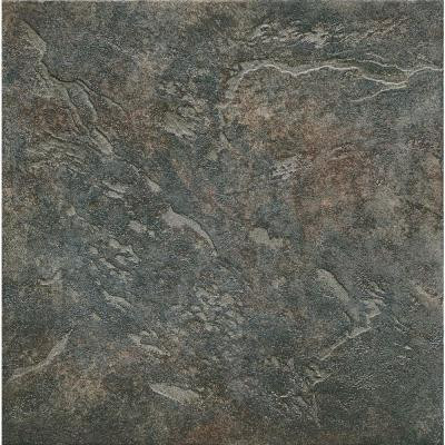 Mt. Everest 12 in. x 12 in. Nero Porcelain Floor and Wall Tile-DISCONTINUED