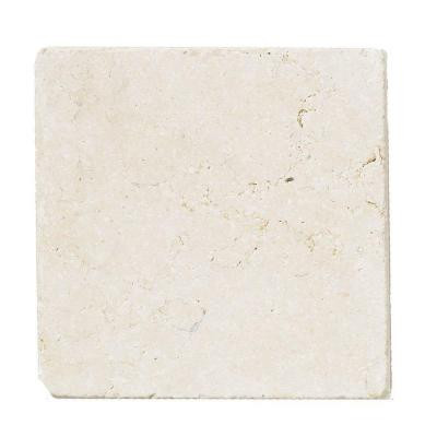Giallo Sienna 6 in. x 6 in. Marble Floor/Wall Tile (1 pk / 4pcs-1 sq. ft.)