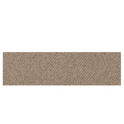 Identity Imperial Gold Fabric 4 in. x 12 in. Polished Porcelain Bullnose Floor and Wall Tile