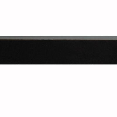 Color Collection Bright Black 3/4 in. x 6 in. Ceramic Liner Bar Wall Tile