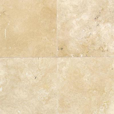 Travertine Durango 16 in. x 16 in. Natural Stone Floor and Wall Tile (10.68 sq. ft. / case)