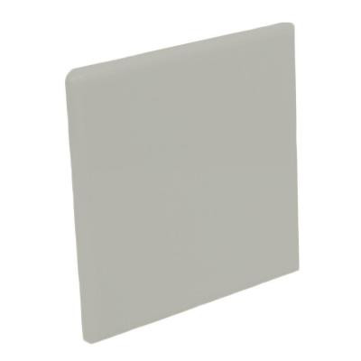 Color Collection Matte Taupe 4-1/4 in. x 4-1/4 in. Ceramic Surface Bullnose Corner Wall Tile-DISCONTINUED