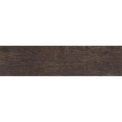 Riflessi Di Legno 5-13/16 in. x 23-7/16 in. Ebony Porcelain Floor and Wall Tile (9.46 sq. ft. / case)
