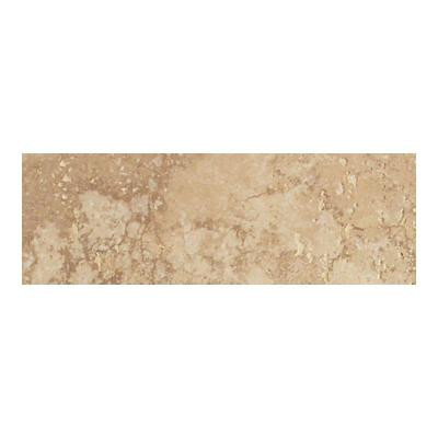 Canaletto Noce 3 in. x 13 in. Porcelain Bullnose Floor and Wall Tile