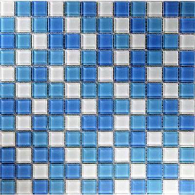 Oceanz Atlantic Mosaic Glass 12 in. x 12 in.Mesh Mounted Tile (5 sq. ft.)-DISCONTINUED