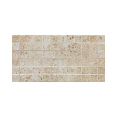 Fidenza Bianco 12 in. x 24 in. x 8 mm Porcelain Mesh-Mounted Mosaic Floor and Wall Tile (24 sq. ft. / case)