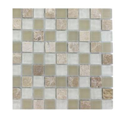 Champs-Elysee Blend 1/2 in. x 1/2 in. Glass Tile Sample