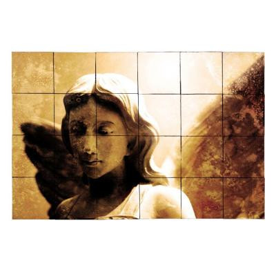 Angel1 36 in. x 24 in. Tumbled Marble Tiles (6 sq. ft. /case)