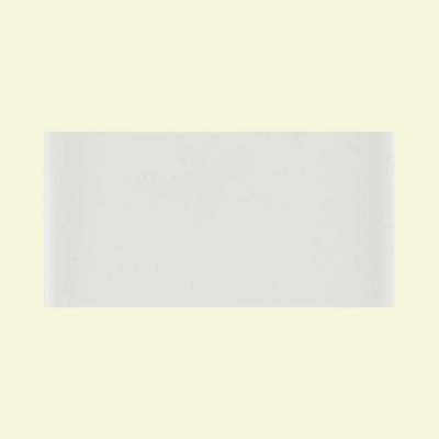 Glass Reflections 3 in. x 6 in. White Ice Glass Wall Tile (4 sq. ft. / case)-DISCONTINUED