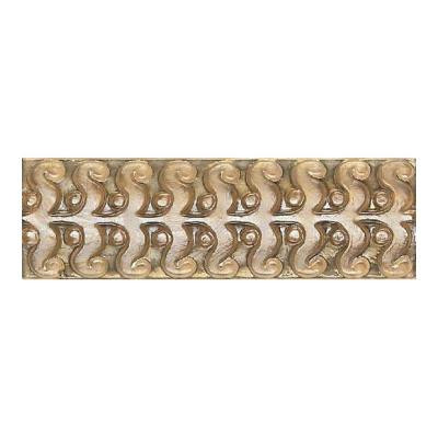 Cristallo Glass Smoky Topaz 3 in. x 8 in. Glass Perennial Accent Wall Tile