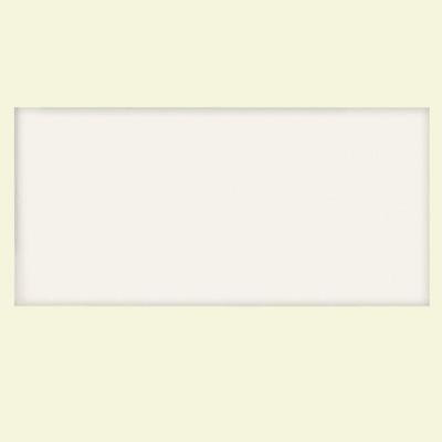 Color Collection Bright White Ice 3 in. x 6 in. Ceramic Wall Tile (10.00 sq. ft. / case)-DISCONTINUED