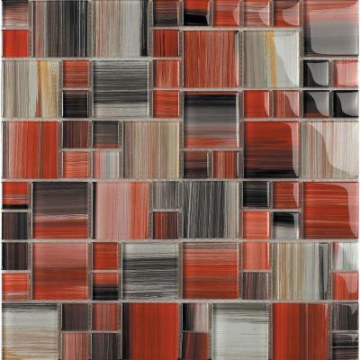 Contempo Abbott-1675 Mosaic Glass 12 in. x 12 in. Mesh Mounted Tile (5 sq. ft.)