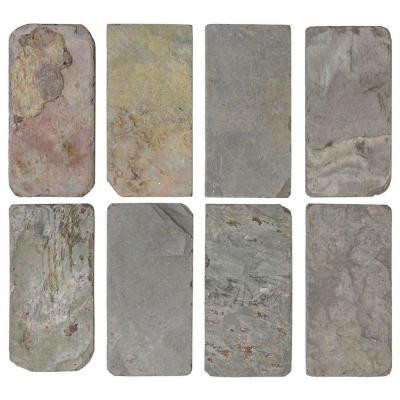 Multi-Colored Slate 3 in. x 6 in. x 8 mm Floor and Wall Tile (8 pieces/1 sq. ft./1 pack)