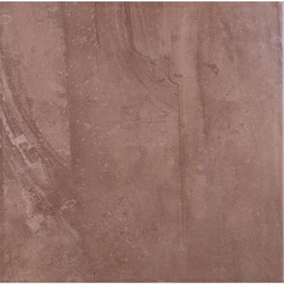 Cityscape 12 in. x 12 in. Plaza Brown Porcelain Floor and Wall Tile-DISCONTINUED