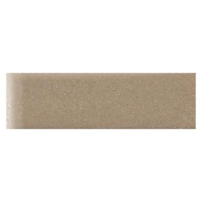 Modern Dimensions Elemental Tan 2-1/8 in. x 8-1/2 in. Ceramic Bullnose Wall Tile-DISCONTINUED