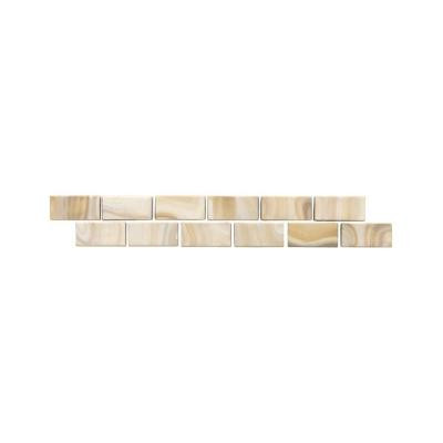 San Michele Dorato 2 in. x 12 in. Glazed Porcelain Floor Decorative Accent Floor and Wall Tile