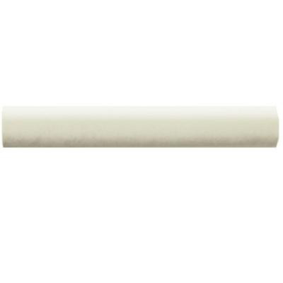 Semi-Gloss Mint Ice 1 in. x 6 in. Ceramic Quarter-Round Trim Wall Tile-DISCONTINUED