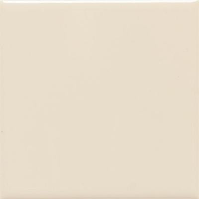 Semi-Gloss Almond 4-1/4 in. x 4-1/4 in. Ceramic Floor and Wall Tile (12.5 sq. ft. / case)