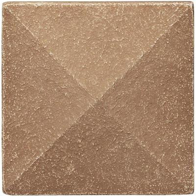 2 in x 2 in. Cast Stone Pyramid Dot Noche Tile (10 pieces / case) - Discontinued