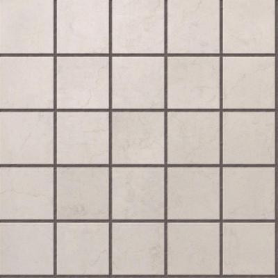 Murano Light Grey 12 in. x 12 in. Glazed Porcelain Mosaic Floor & Wall Tile-DISCONTINUED