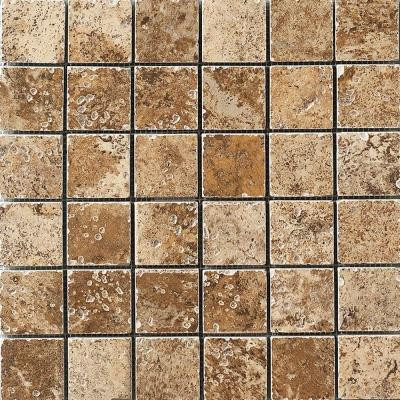 Montagna Belluno 12 in. x 12 in. Porcelain Mosaic Floor and Wall Tile