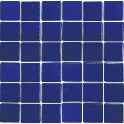 Oceanz Pacific-1702 Mosaic Recycled Glass Anti Slip 12 in. x 12 in. Mesh Mounted Floor & Wall Tile (5 sq. ft.)