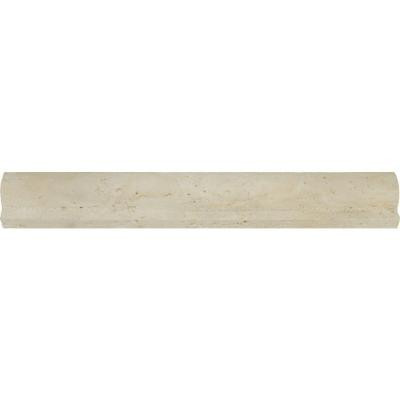 Colisseum 2 in. x 12 in. Rail Molding Honed Travertine Wall Tile (10 ln. ft. / case)