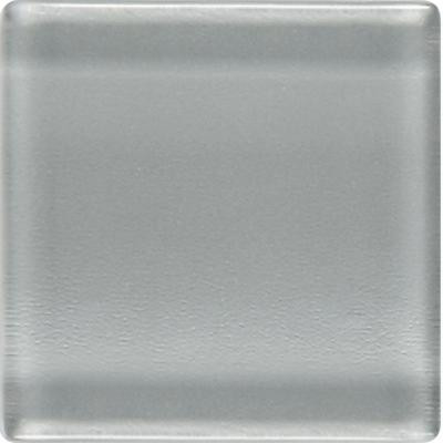 Isis Pewter Gray 12 in. x 12 in. x 3 mm Glass Mesh-Mounted Mosaic Wall Tile