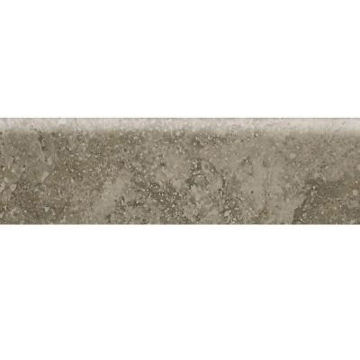 Heathland Sage 3 in. x 12 in. Glazed Ceramic Bullnose Floor and Wall Tile
