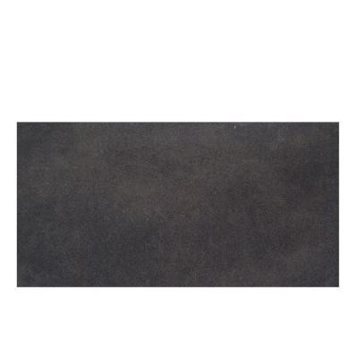 Veranda Gunmetal 4 in. x 20 in. Porcelain Surface Bullnose Floor and Wall Tile-DISCONTINUED