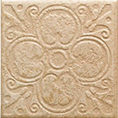 Sanford Sand 6-1/2 in. x 6-1/2 in. Decorative Porcelain Floor and Wall Tile (12 pieces / case)