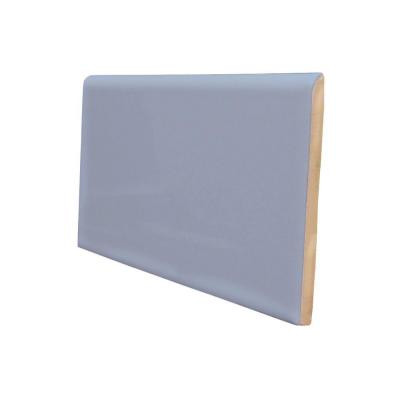 Bright Dusk 3 in. x 6 in. Ceramic 6 in. Surface Bullnose Wall Tile-DISCONTINUED